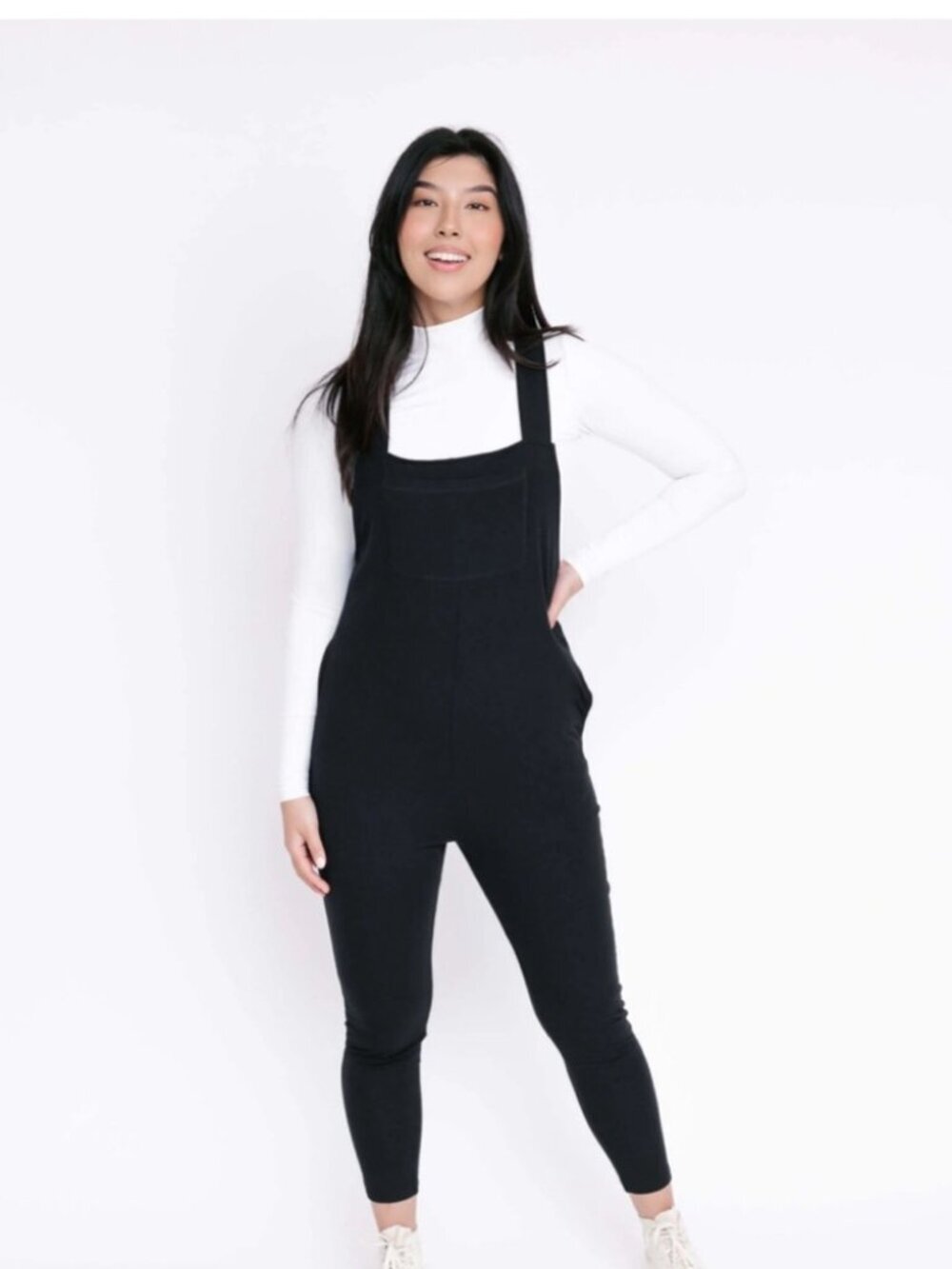 Smash + Tess The Romperall Black Jumpsuit Overall